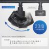 日本BARREL [AECHMEA MOVE] 搖頭風扇、附遙控器、定時功能 黑色 - Image 2